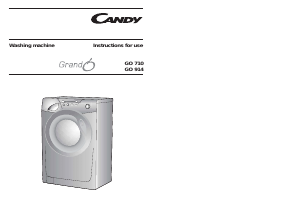 Handleiding Candy GO 914-49 Wasmachine