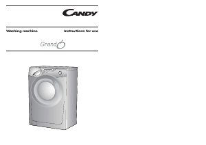 Manual Candy GO 1282-80 Washing Machine