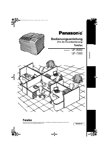 Bedienungsanleitung Panasonic UF-8300 Panafax Faxmaschine