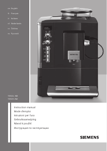 Handleiding Siemens TE509201RW Espresso-apparaat