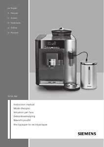 Handleiding Siemens TE716211RW Espresso-apparaat