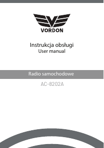 Instrukcja Vordon AC-8202A Canadian Radio samochodowe