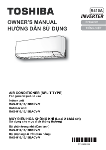 Handleiding Toshiba RAS-H18BKCV-V Airconditioner