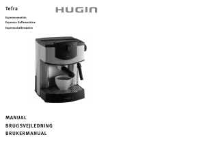 Bruksanvisning Hugin Tefra Espressomaskin