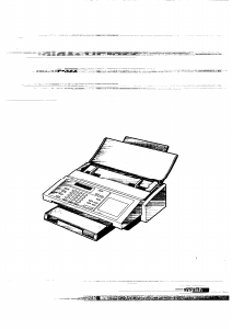 Manual Panasonic UF-322 Panafax Fax Machine