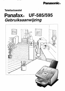 Handleiding Panasonic UF-595 Panafax Faxapparaat