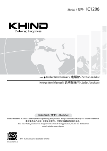 Handleiding Khind IC1206 Kookplaat