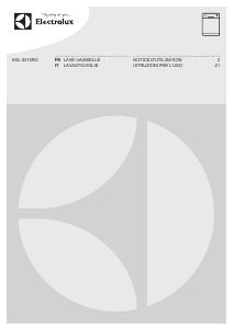 Mode d’emploi Electrolux ESL8315RO Lave-vaisselle