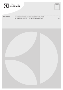 Manuale Electrolux ESL8720RA Lavastoviglie
