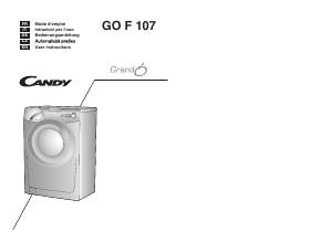 Manual Candy GO F107/4-36S Washing Machine
