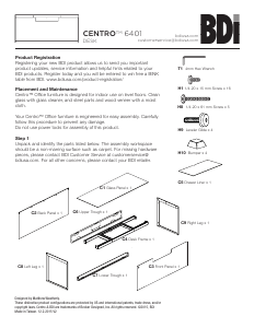 Handleiding BDI Centro 6401 Bureau