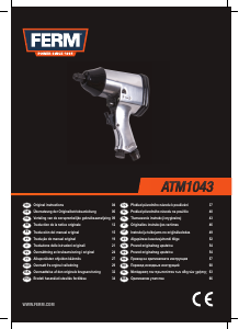 Bedienungsanleitung FERM ATM1043 Schlagschrauber