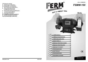 Bruksanvisning FERM BGM1005 Bänkslipmaskin