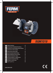 Manual FERM BGM1019 Bench Grinder