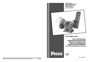 Manual FERM BGM1010 Bench Grinder