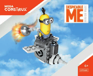 Bedienungsanleitung Mega Construx set DPG68 Despicable Me 3 Shrunken ship