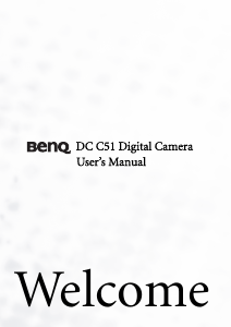 Manual BenQ DC C51 Digital Camera