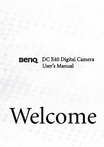 Handleiding BenQ DC E40 Digitale camera