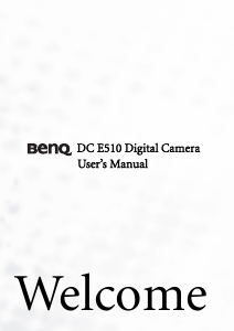 Handleiding BenQ DC E510 Digitale camera