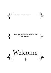 Bruksanvisning BenQ DC C1000 Digitalkamera