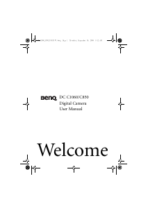 Handleiding BenQ DC C1060 Digitale camera