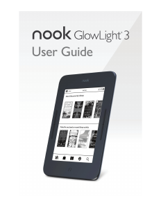 Handleiding Barnes and Noble NOOK GlowLight 3 E-reader