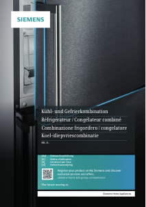 Mode d’emploi Siemens KG33VVLEA Réfrigérateur combiné