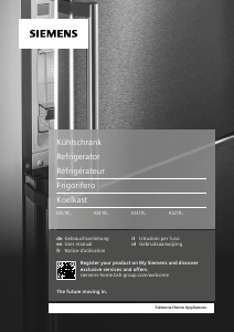 Manual Siemens KI51RADF0 Refrigerator