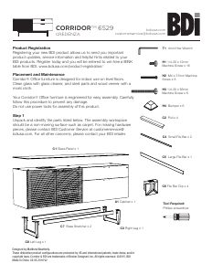 Handleiding BDI Corridor 6529 TV meubel