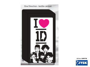 Manuale JYSK One Direction (70x165x46) Guardaroba