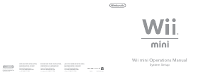 Bruksanvisning Nintendo Wii Mini