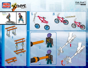 Manual Mega Bloks set 96502 Xtreme Sports Pick-trick