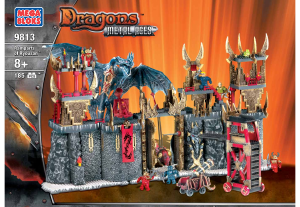 Manual Mega Bloks set 9813 Dragons Ramparts of Ryousan