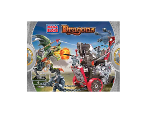 Manual Mega Bloks set 96000 Dragons Siege chariot