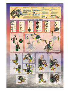 Manual Mega Bloks set 9873 Dragons Vorgan attack