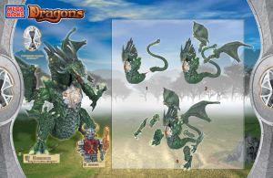 Vadovas Mega Bloks set 98267 Dragons Reignyth