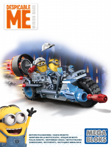 Handleiding Mega Bloks set DPG71 Minions Motorcycle mayhem