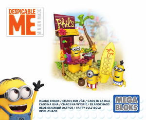 Handleiding Mega Bloks set DPG70 Minions Island chaos