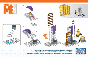 Handleiding Mega Bloks set DNC19 Minions Minion case