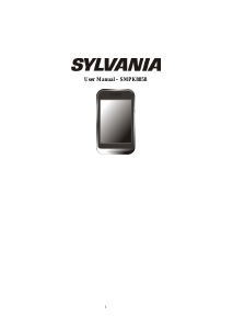 Bruksanvisning Sylvania SMPK8858 Mp3 spelare