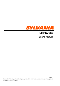 Bruksanvisning Sylvania SMPK2066 Mp3 spelare
