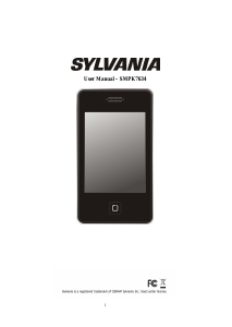 Bruksanvisning Sylvania SMPK7634 Mp3 spelare