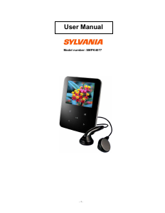 Bruksanvisning Sylvania SMPK4077 Mp3 spelare