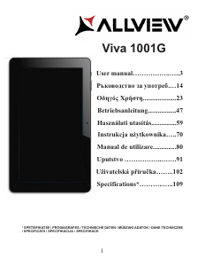 Manual Allview Viva 1001G Tablet