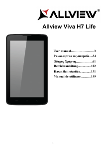 Manual Allview Viva H7 Life Tablet