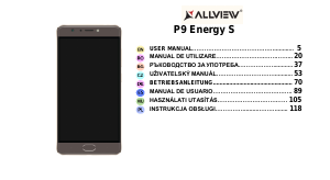Használati útmutató Allview P9 Energy S Mobiltelefon