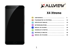 Használati útmutató Allview X4 Xtreme Mobiltelefon