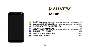 Használati útmutató Allview A9 Plus Mobiltelefon