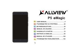 Használati útmutató Allview P5 eMagic Mobiltelefon