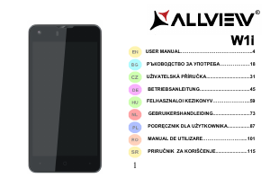 Handleiding Allview W1i Mobiele telefoon